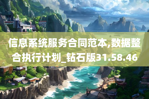 信息系统服务合同范本,数据整合执行计划_钻石版31.58.46