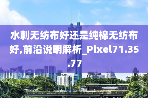 水刺无纺布好还是纯棉无纺布好,前沿说明解析_Pixel71.35.77