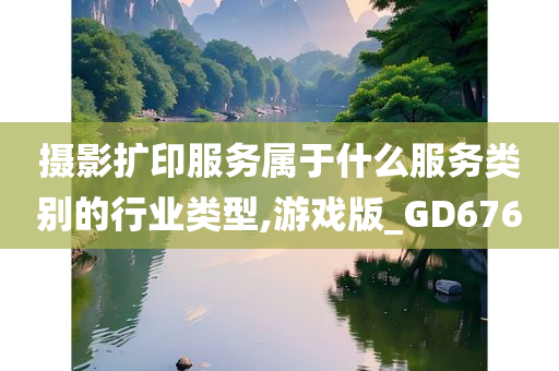 摄影扩印服务属于什么服务类别的行业类型,游戏版_GD676