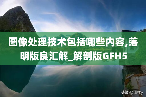 图像处理技术包括哪些内容,落明版良汇解_解剖版GFH5