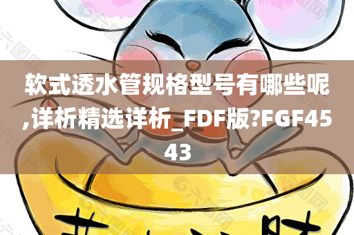 软式透水管规格型号有哪些呢,详析精选详析_FDF版?FGF4543