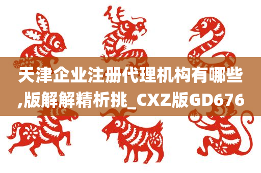 天津企业注册代理机构有哪些,版解解精析挑_CXZ版GD676