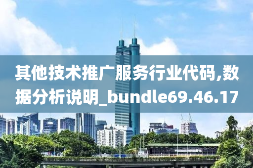 其他技术推广服务行业代码,数据分析说明_bundle69.46.17