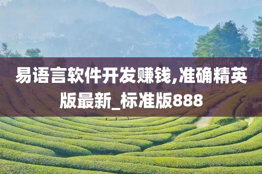 易语言软件开发赚钱,准确精英版最新_标准版888