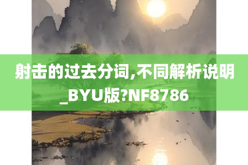 射击的过去分词,不同解析说明_BYU版?NF8786