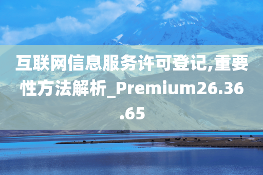 互联网信息服务许可登记,重要性方法解析_Premium26.36.65