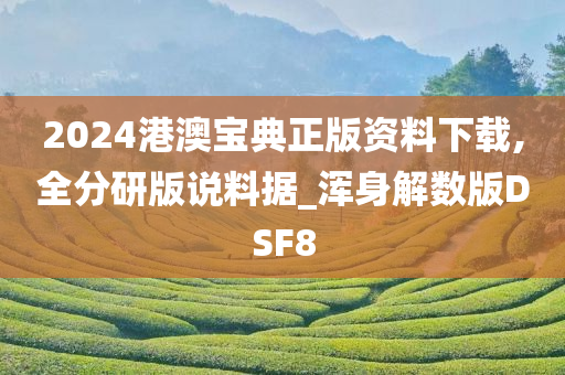 2024港澳宝典正版资料下载,全分研版说料据_浑身解数版DSF8