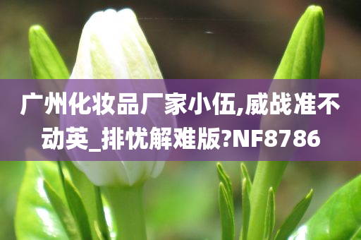 广州化妆品厂家小伍,威战准不动英_排忧解难版?NF8786