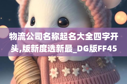 物流公司名称起名大全四字开头,版新度选新最_DG版FF45