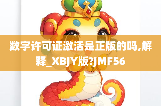 数字许可证激活是正版的吗,解释_XBJY版?JMF56