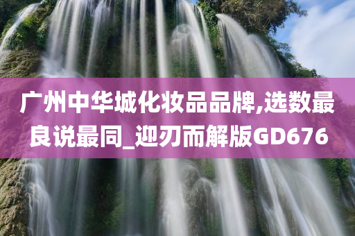 广州中华城化妆品品牌,选数最良说最同_迎刃而解版GD676