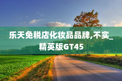 乐天免税店化妆品品牌,不实_精英版GT45