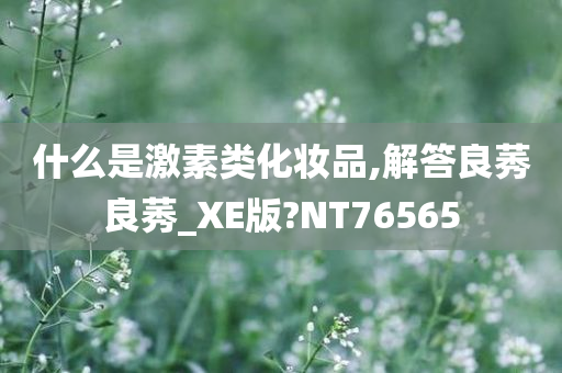 什么是激素类化妆品,解答良莠良莠_XE版?NT76565