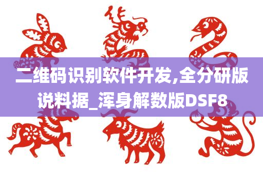 二维码识别软件开发,全分研版说料据_浑身解数版DSF8