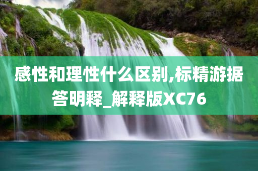 感性和理性什么区别,标精游据答明释_解释版XC76