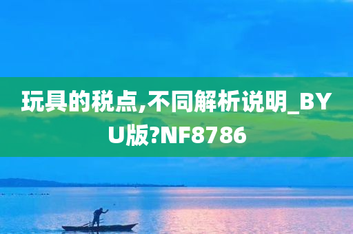 玩具的税点,不同解析说明_BYU版?NF8786