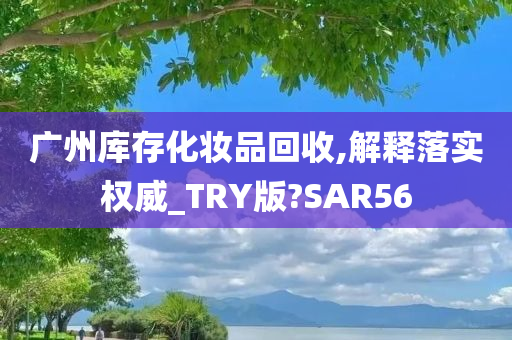 广州库存化妆品回收,解释落实权威_TRY版?SAR56