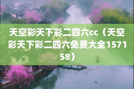 天空彩天下彩二四六cc（天空彩天下彩二四六免费大全157158）