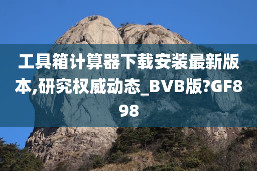 工具箱计算器下载安装最新版本,研究权威动态_BVB版?GF898