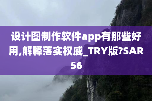 设计图制作软件app有那些好用,解释落实权威_TRY版?SAR56