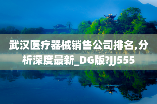 武汉医疗器械销售公司排名,分析深度最新_DG版?JJ555