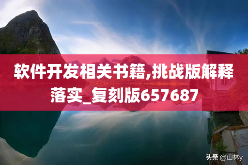 软件开发相关书籍,挑战版解释落实_复刻版657687