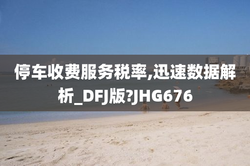 停车收费服务税率,迅速数据解析_DFJ版?JHG676