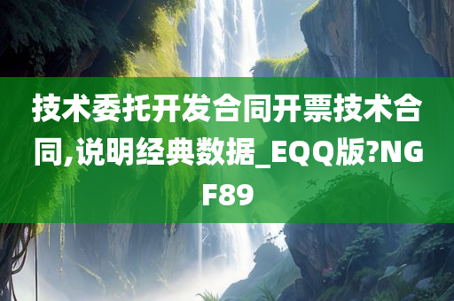 技术委托开发合同开票技术合同,说明经典数据_EQQ版?NGF89