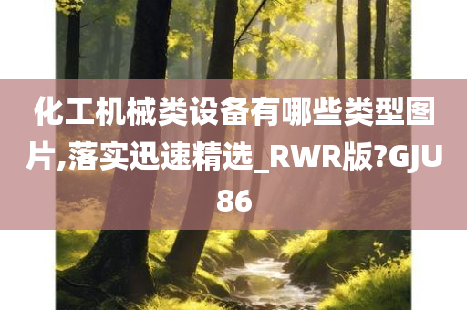 化工机械类设备有哪些类型图片,落实迅速精选_RWR版?GJU86