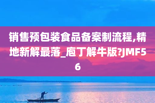 销售预包装食品备案制流程,精地新解最落_庖丁解牛版?JMF56