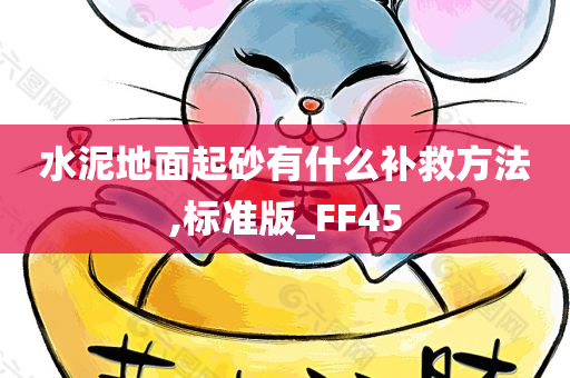 水泥地面起砂有什么补救方法,标准版_FF45