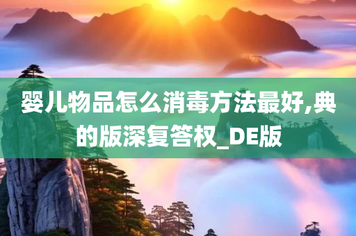 婴儿物品怎么消毒方法最好,典的版深复答权_DE版