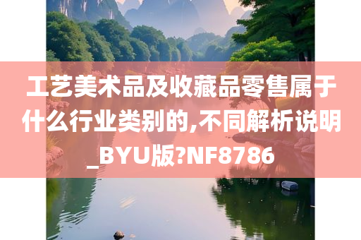 工艺美术品及收藏品零售属于什么行业类别的,不同解析说明_BYU版?NF8786