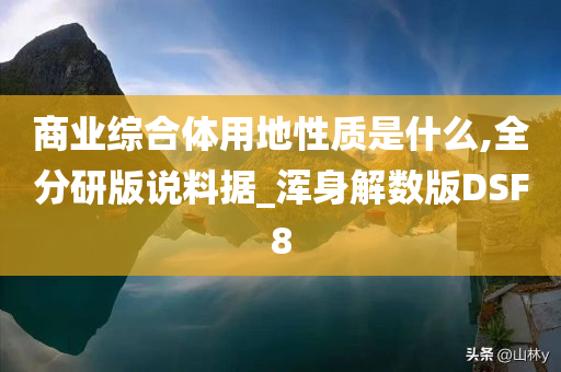 商业综合体用地性质是什么,全分研版说料据_浑身解数版DSF8