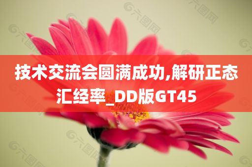 技术交流会圆满成功,解研正态汇经率_DD版GT45