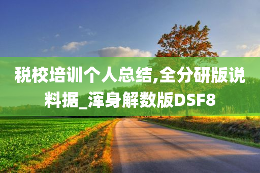 税校培训个人总结,全分研版说料据_浑身解数版DSF8