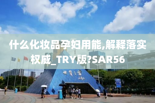 什么化妆品孕妇用能,解释落实权威_TRY版?SAR56