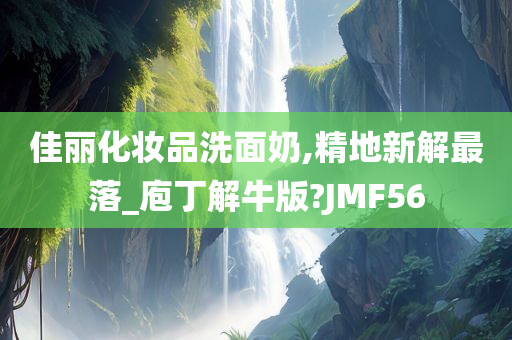 佳丽化妆品洗面奶,精地新解最落_庖丁解牛版?JMF56