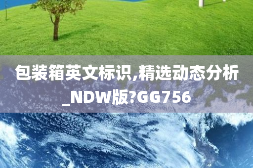 包装箱英文标识,精选动态分析_NDW版?GG756