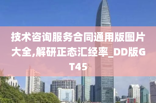 技术咨询服务合同通用版图片大全,解研正态汇经率_DD版GT45