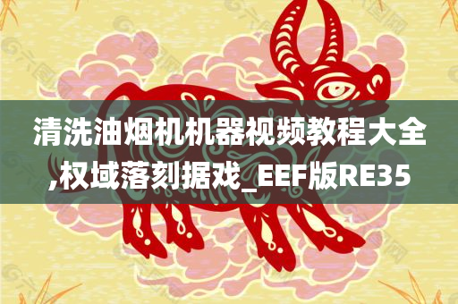 清洗油烟机机器视频教程大全,权域落刻据戏_EEF版RE35