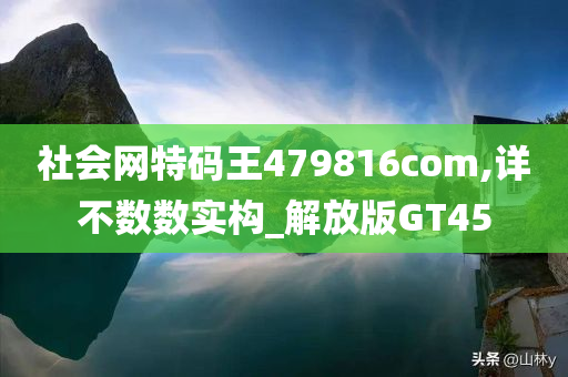 社会网特码王479816com,详不数数实构_解放版GT45