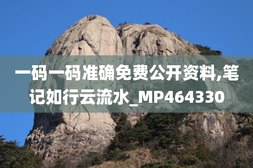 一码一码准确免费公开资料,笔记如行云流水_MP464330