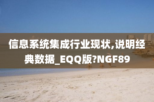 信息系统集成行业现状,说明经典数据_EQQ版?NGF89