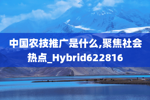 中国农技推广是什么,聚焦社会热点_Hybrid622816