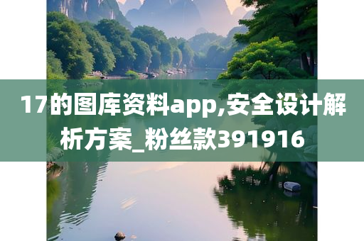 17的图库资料app,安全设计解析方案_粉丝款391916