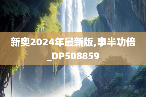 新奥2024年最新版,事半功倍_DP508859