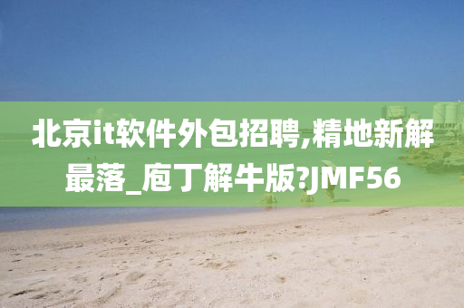 北京it软件外包招聘,精地新解最落_庖丁解牛版?JMF56