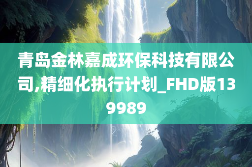 青岛金林嘉成环保科技有限公司,精细化执行计划_FHD版139989