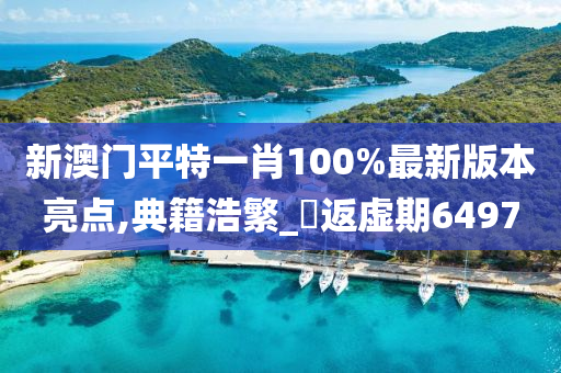 新澳门平特一肖100%最新版本亮点,典籍浩繁_‌返虚期6497